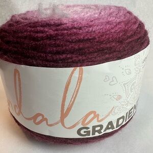 Mandala Gradient Yarn - BURGUNDY colorway, one cake 🔥
